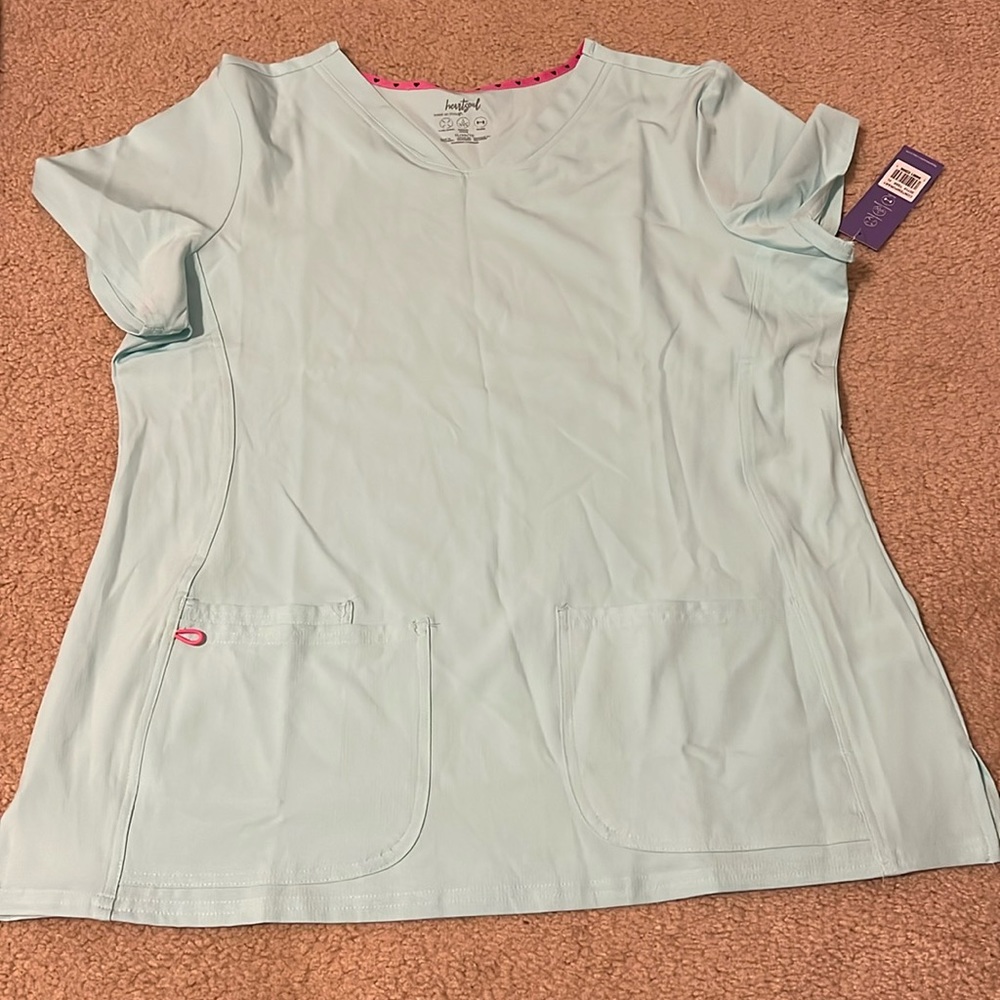 NWT heartsoul scrub top XL